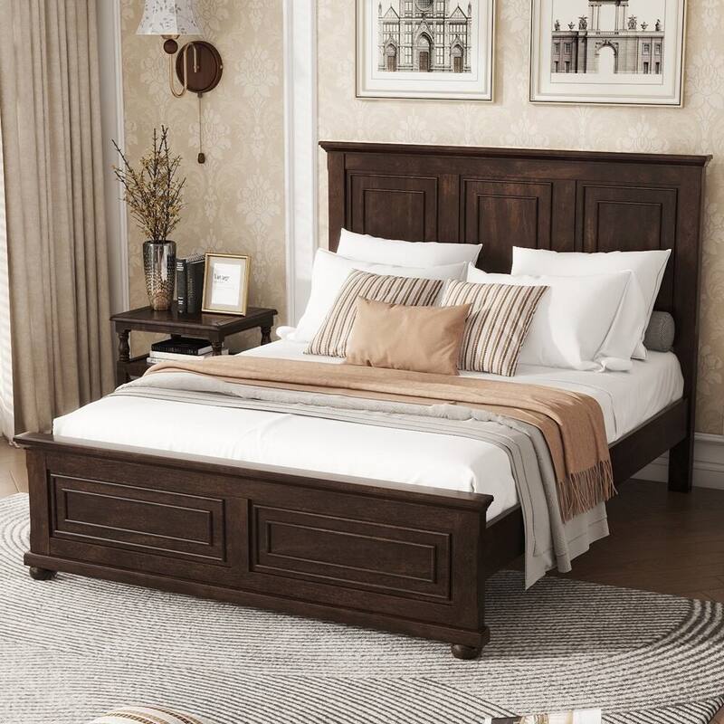 Pinewood Bed with Strengthened Bed Frame
