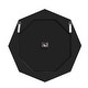 preview thumbnail 6 of 10, Modern Octagon Wall Clock Mirrored Large Clock