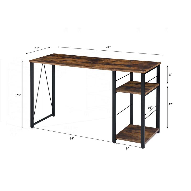 Versatile Metal and Veneer Writing Desk for Efficient Work and Study
