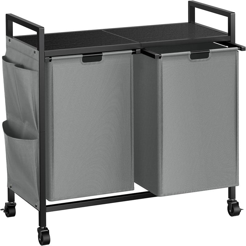 Household Storage for Clothes - 32.3"L x 13"W x 29.5"H - Gray