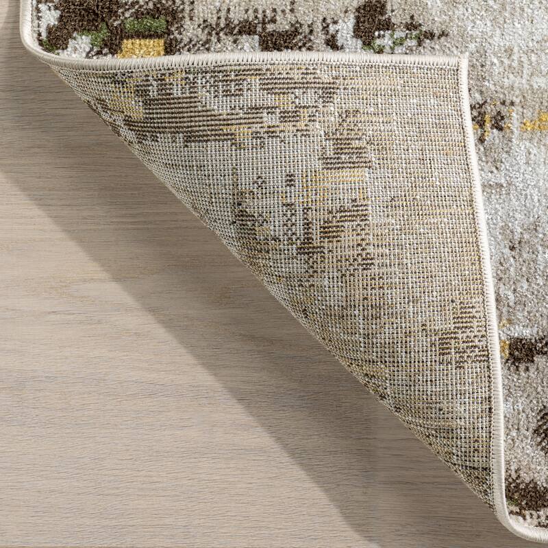 Nuloom Aaliyah SpinClean Casual Abstract Machine Washable Area Rug
