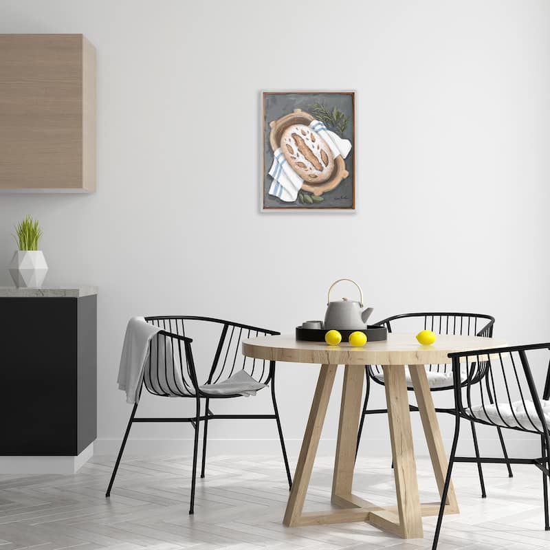 Stupell Bread Baking Basket Framed Giclee Art Design By Sara Baker