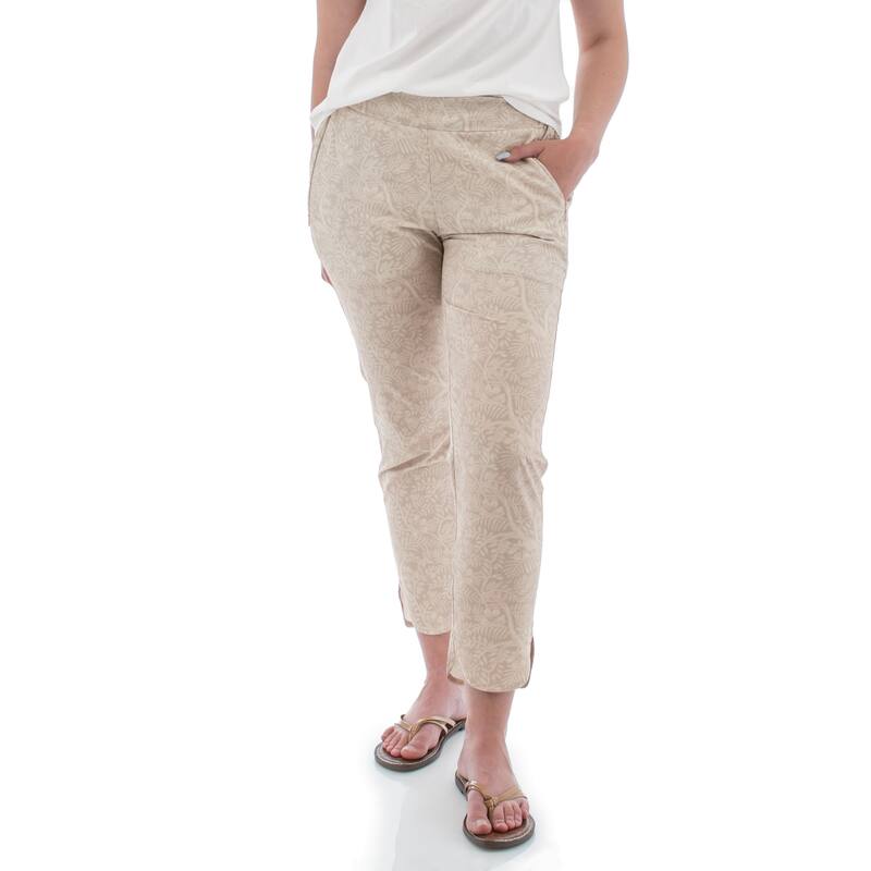 Aventura Women's Menlo Crop Pant - Natural - 10
