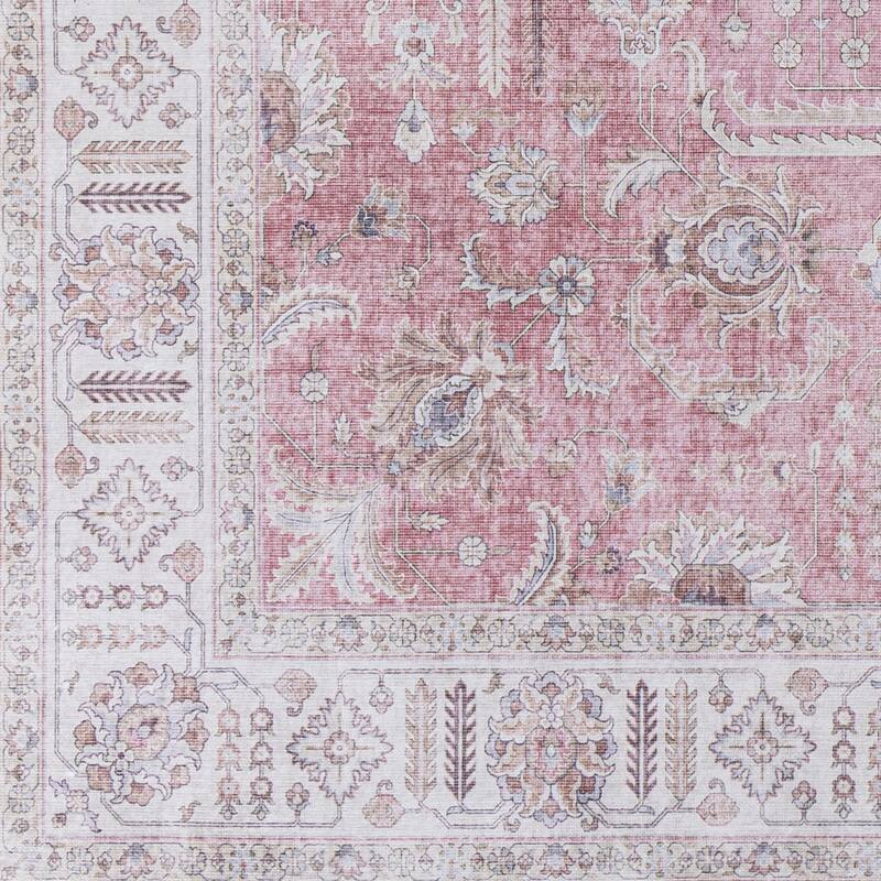 Livabliss Traditional Iris Medallion Area Rug
