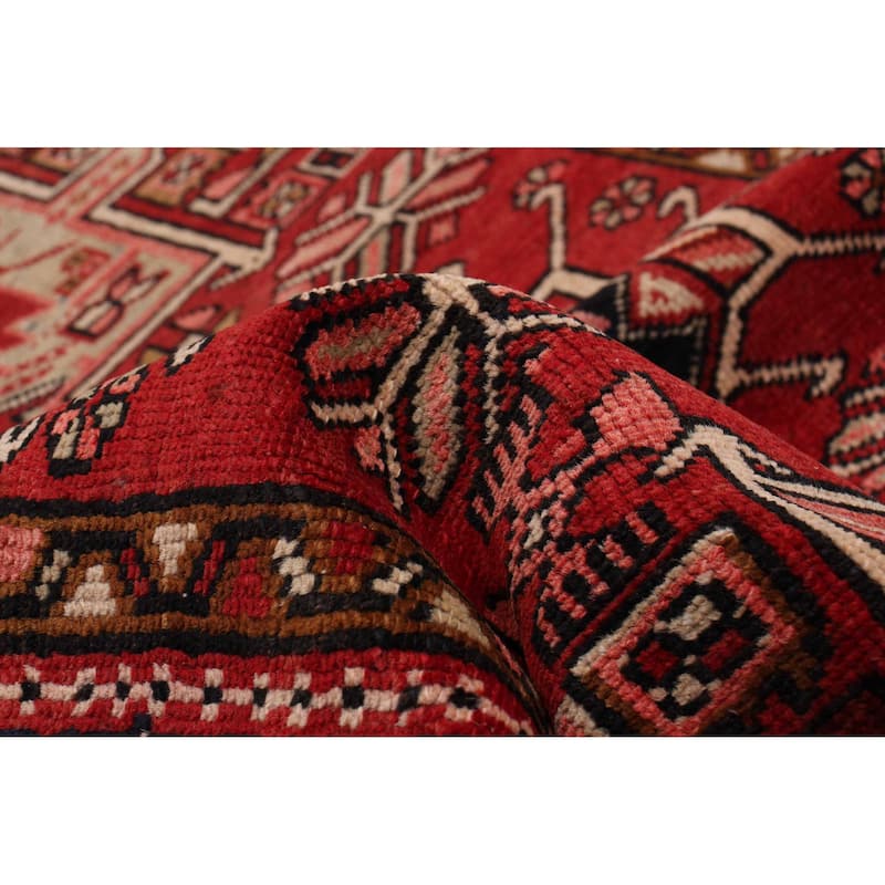 ECARPETGALLERY Hand-knotted Konya Anatolian Red Wool Rug - 3'10 x 10'4