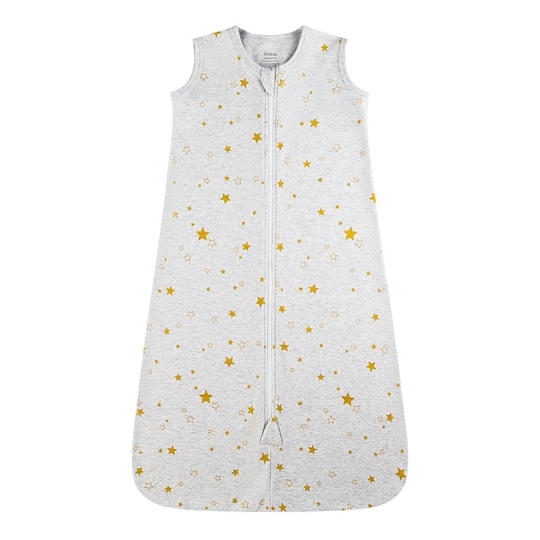 slide 2 of 3, 100% Organic Cotton 0.5tog Sleep Sack - Golden Star 0-12 Months