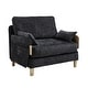 preview thumbnail 4 of 33, Chenille Upholstered 3-in-1 Convertible Sleeper Foldable Sofa Bed Recliner Chair with 3 Pillows