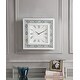 preview thumbnail 3 of 3, ACME Sonia Wall Clock in Mirrored and Faux Agate
