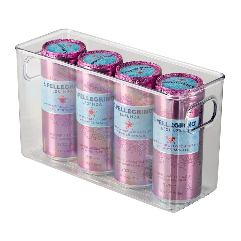 Simplify Narrow Vertical Stripe Organizer in Clear - 10.24" x 3.74" x 6"