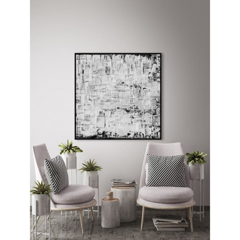 Pile Up Floater Framed Print on Canvas