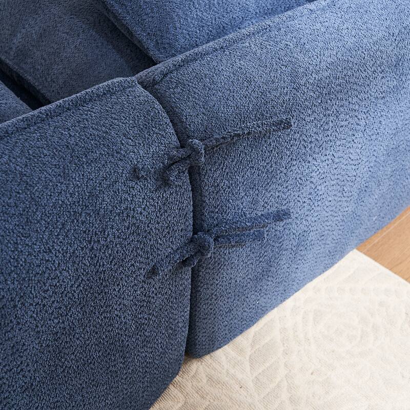 Oversized L-Shape Sofa Couch, 3-Seater with Chaise and Deep Seats for Living Room - Left Hand Facing