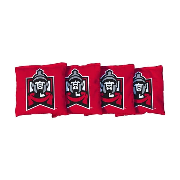 slide 2 of 3, East Stroudsburg ESU Warriors Red Cornhole Bags All-Weather Resin Filled