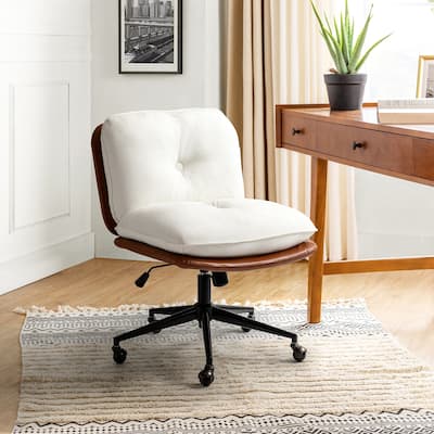 Lindsay Modern Tilting Criss Cross Home Office Chair by HULALA HOME