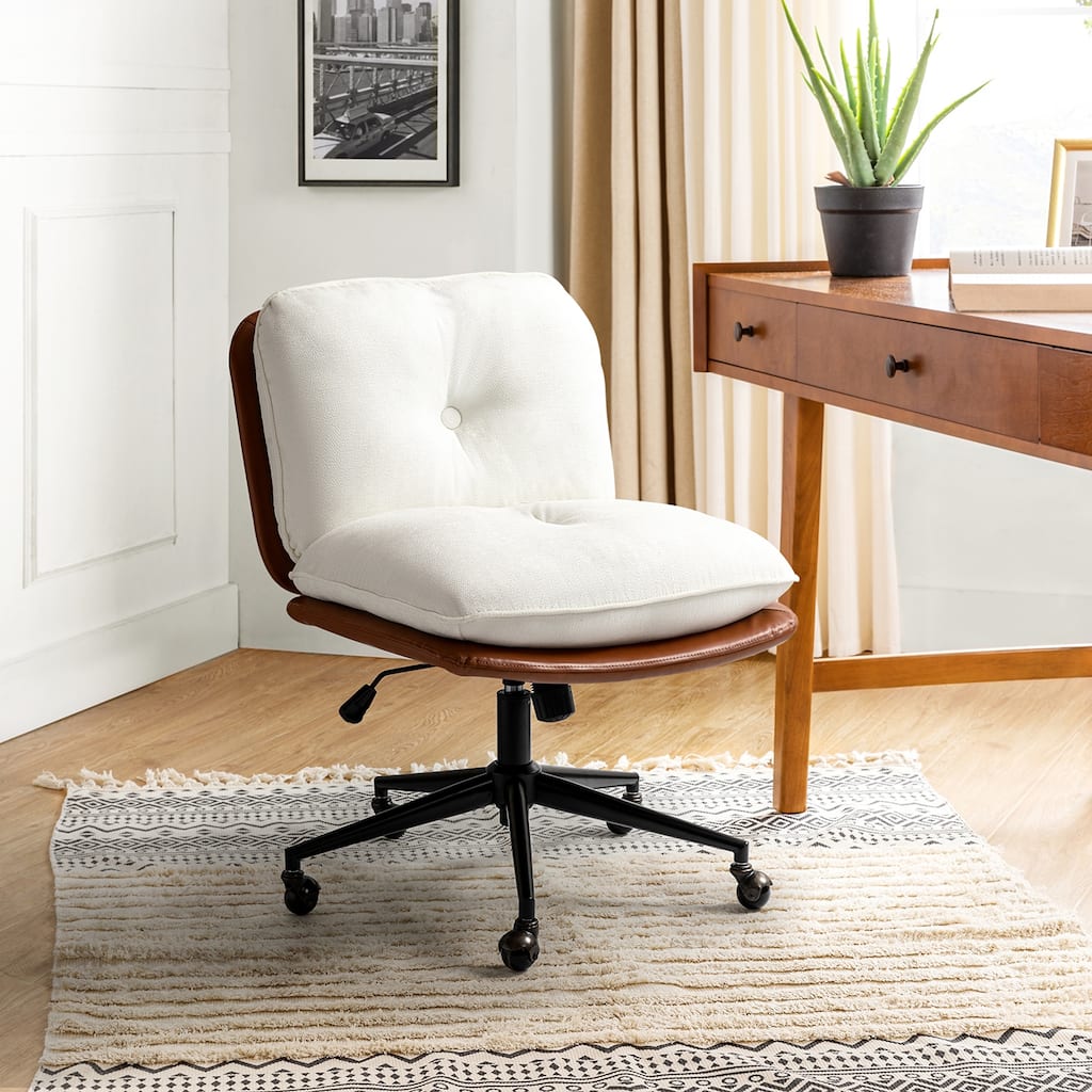 Lindsay Modern Tilting Criss Cross Home Office Chair by HULALA HOME