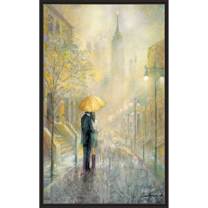 "City Romance I" by Ruane Manning Print on Floating Canvas