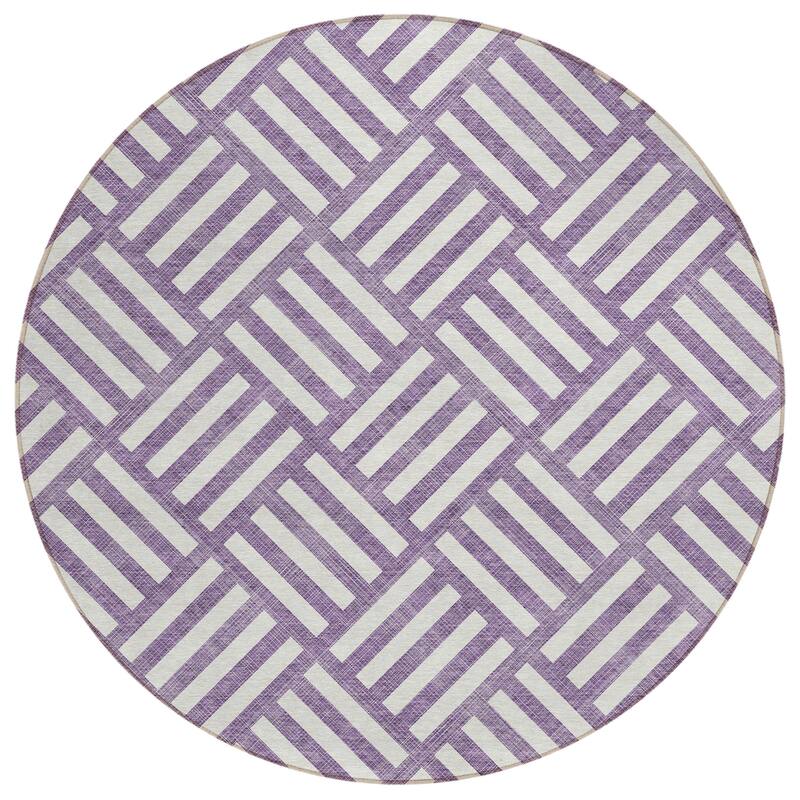 Machine Washable Indoor/ Outdoor Chantille Geo Modern Rug