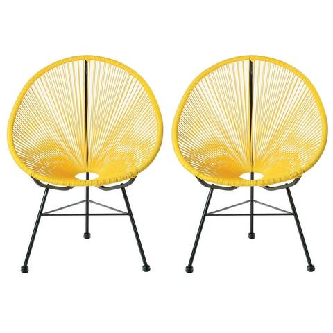 Acapulco Chair (Set of 2) - H34.5xW28.5xD32.75