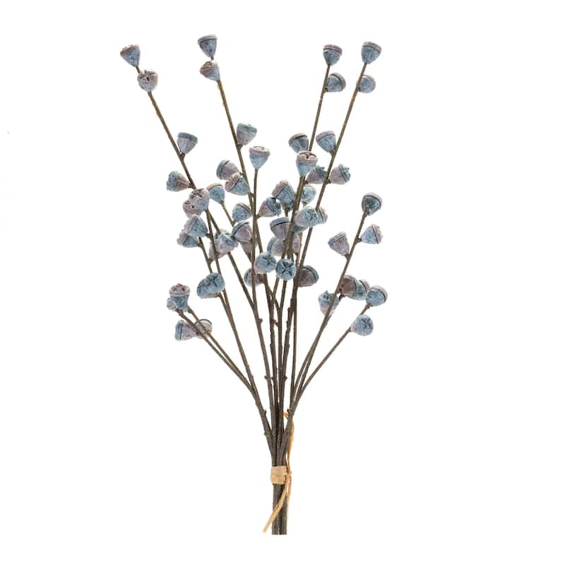 Winter Berry Pod Bundle (Set of 2) - Blue