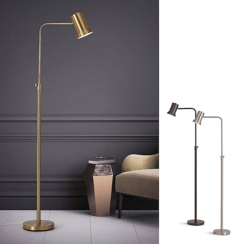 HOMEGLAM Bonnie One Light Adjustable 70"H Metal Floor Lamp - Overstock ...