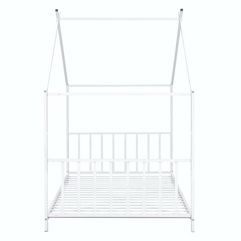 Metal House Platform Bed