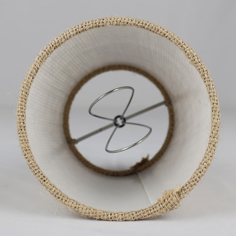 Meriville Burlap Clip On Chandelier Lamp Shades, 3.5-inch by 4.5-inch by 4.5-inch