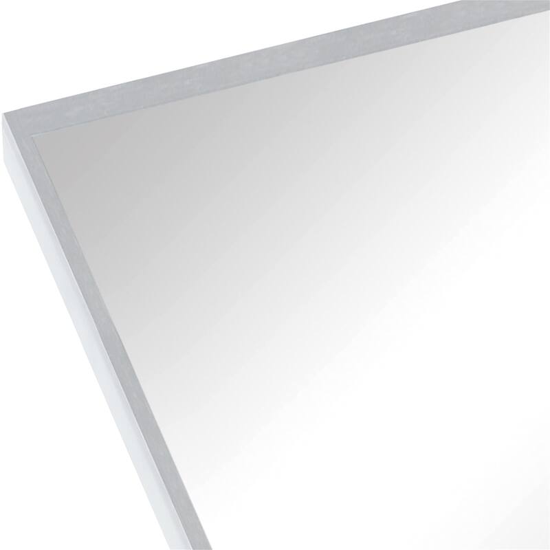 24"x36" Metal Framed Arched Mirror with Shatterproof Film and Hooks