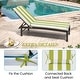 preview thumbnail 23 of 135, Pellebant Outdoor Patio Chaise Lounge Cushion