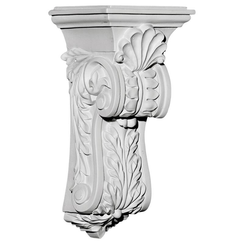 4 5/8"W x 5 1/4"D x 10 3/4"H Scroll Leaf Corbel - 1-Pack