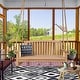 preview thumbnail 2 of 6, Seven Seas Teak San Jose Teak Wood Double Outdoor Porch Swing, 4 foot