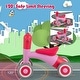 preview thumbnail 20 of 33, 3-in-1 Kids Rocking Horse with Balance Board and Removable Seat - 16” L x 24” W x 18.5” H