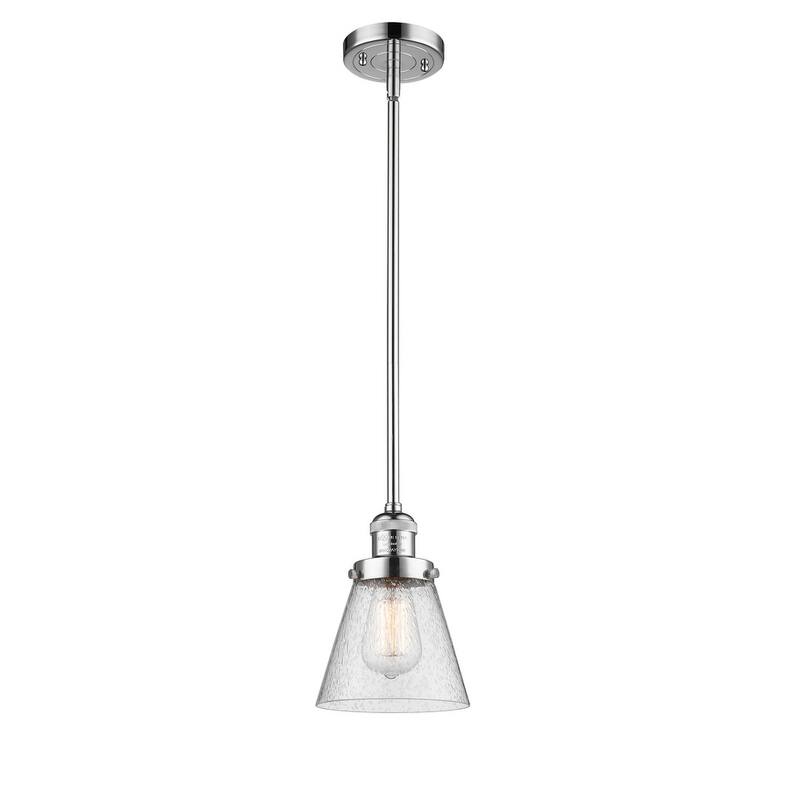 Innovations Lighting Small Cone Single Light 6" Wide Mini Pendant with