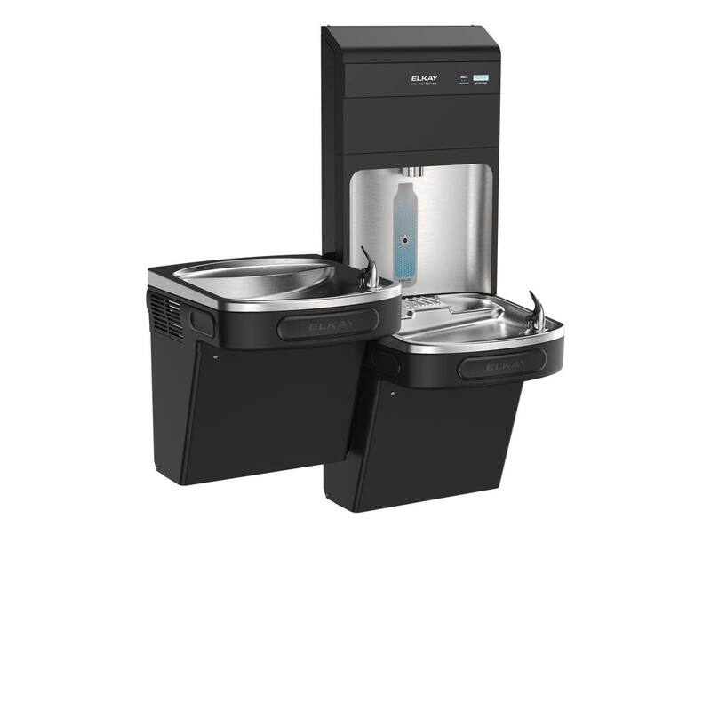 Elkay LZSTL8WSBPRO-FLP4 Elkay Pro Filtration Bottle Filling Station - Black Stainless