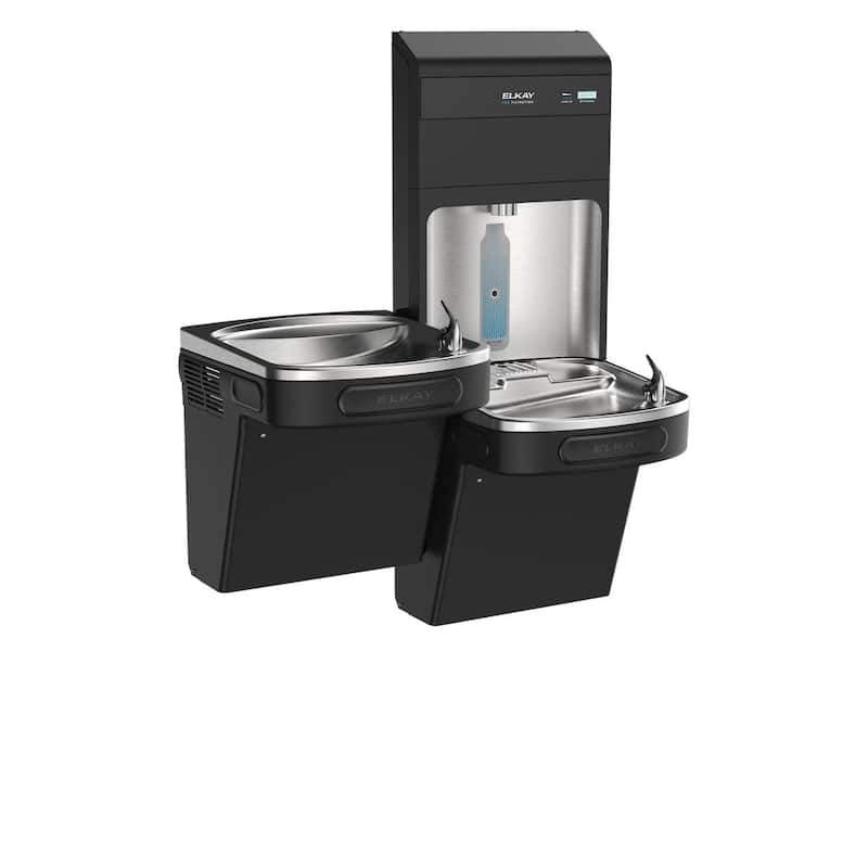 Elkay LZSTL8WSBPRO-FSR5 Elkay Pro Filtration Bottle Filling Station - Black Stainless