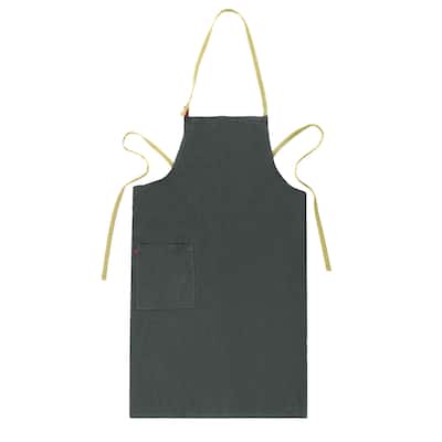 Kitchen Aprons, Adjustable Bib Kitchen Apron with Pockets for Home - 100x100cm