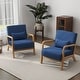 preview thumbnail 56 of 83, 2 Set Mid Century Modern Upholstered Accent Chair