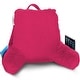 preview thumbnail 31 of 143, Nestl Memory Foam Reading Pillow with Backrest, Arms and Pockets Medium - Hot Pink