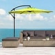 preview thumbnail 22 of 56, Weller 10-foot Offset Cantilever Hanging Patio Umbrella