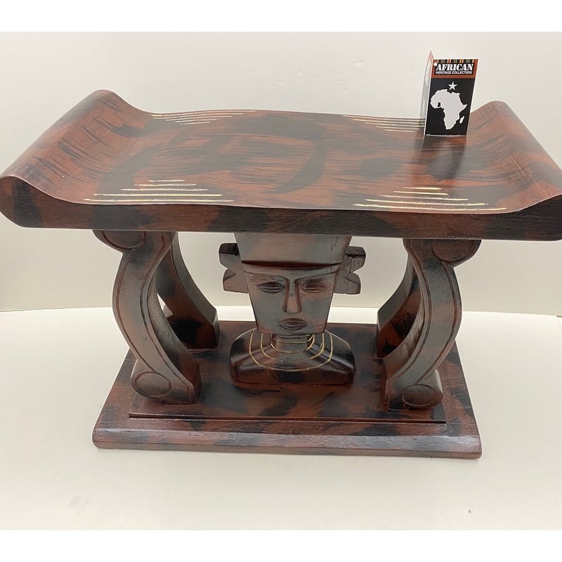 Handmade New Edition Ashanti "Oheneba" Prince Stool (Ghana)