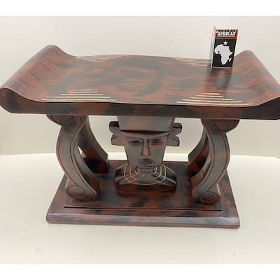 Handmade New Edition Ashanti "Oheneba" Prince Stool (Ghana)