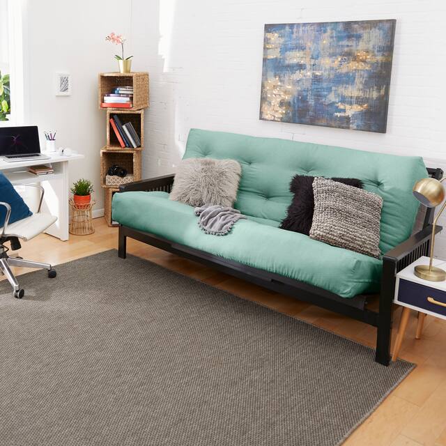 Porch & Den Hansen Full-size 10-inch Futon Mattress - Ice Mint - Full