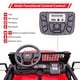 preview thumbnail 17 of 17, 24V Kids Ride Toy 2 Seats Battery Powered Electric Truck with Remote Control - 38.6"W x 49.6"L x 34.6"H