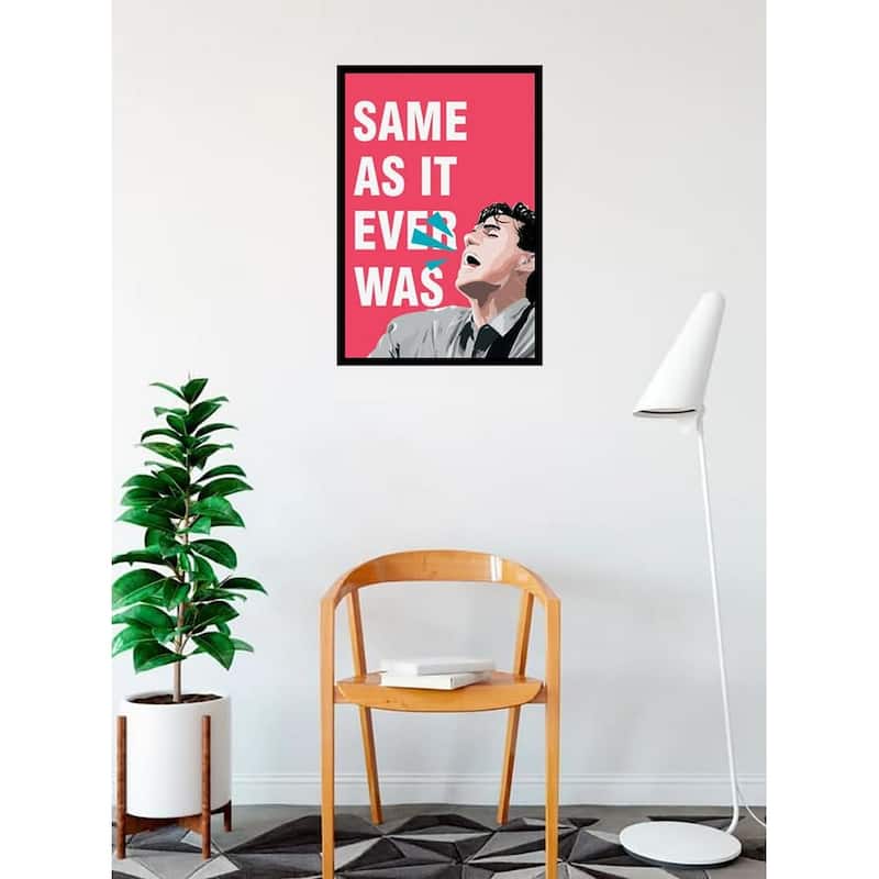 Talking Heads Same As It Ever Was Framed Poster - 24 x 36 Inch