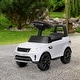 preview thumbnail 8 of 8, ASTM Certified Kids Ride-On Car with Manual Mode, Safe Speed, LED Lights & Music - White