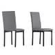 preview thumbnail 11 of 14, Darcy Faux Marble Top Metal 5-Piece Dining Set by iNSPIRE Q Bold Grey