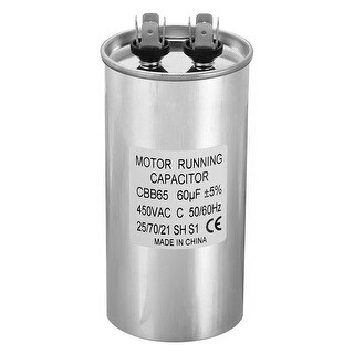 60uF CBB65-A 450VAC 50/60Hz Air Conditioner Appliance Motor Start Run Capacitor - Foto 11