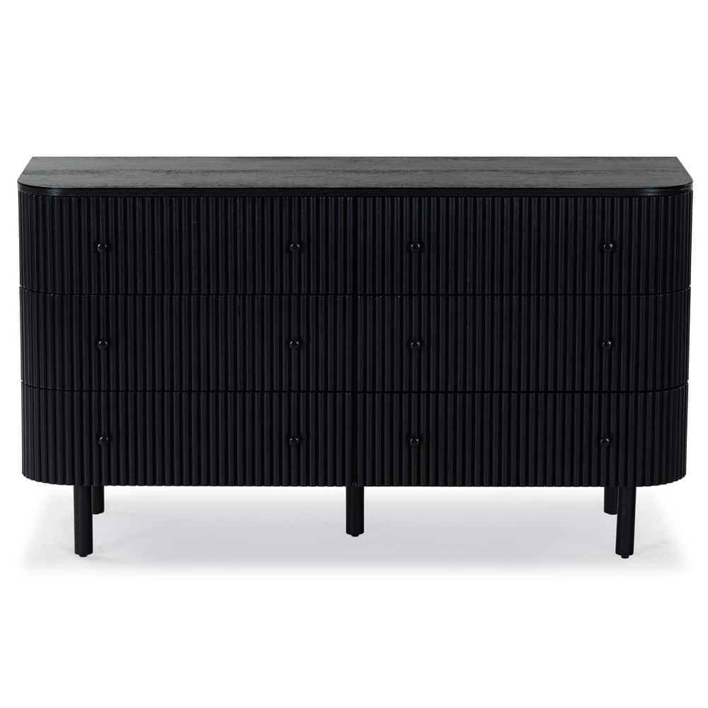SAFAVIEH Couture Shelbie 6-Drawer Reeded Dresser