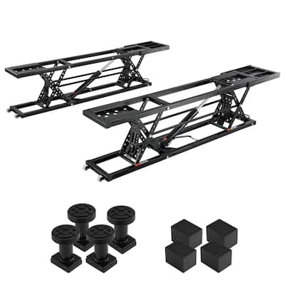 Car Lift with 120V Power Unit, Auto Car Jack Lifts for Home Garage Shop