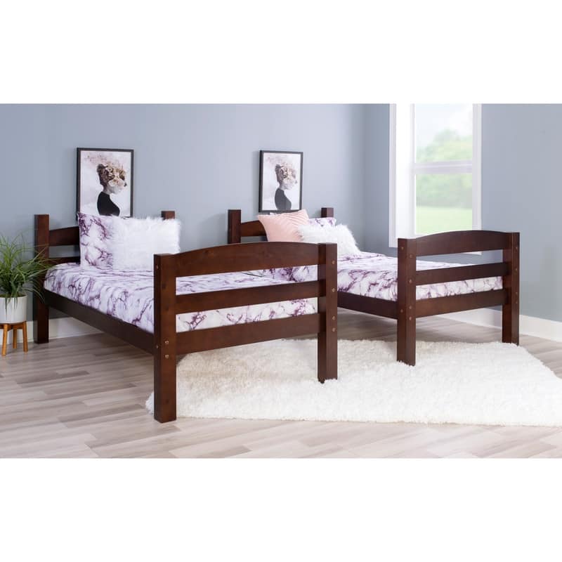Levi Solid Wood Twin over Twin Bunk Bed