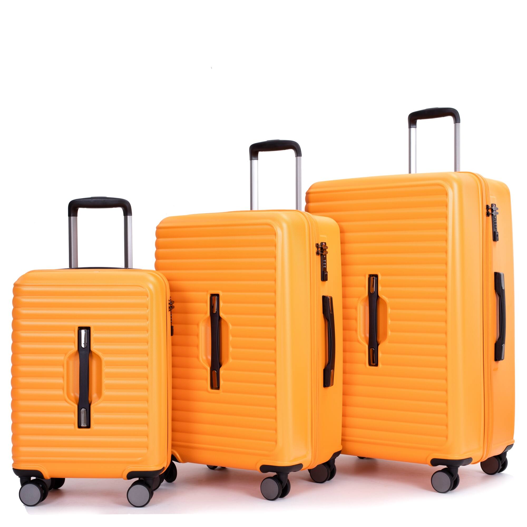 3 Piece ABS+PC Luggage Sets Travel Suitcase Set MultiFunctional
