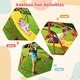 preview thumbnail 24 of 23, Kids Climbing Dome with Slide and Fabric Cushion for Garden Yard - 96" x 72" x 36" (L x W x H)